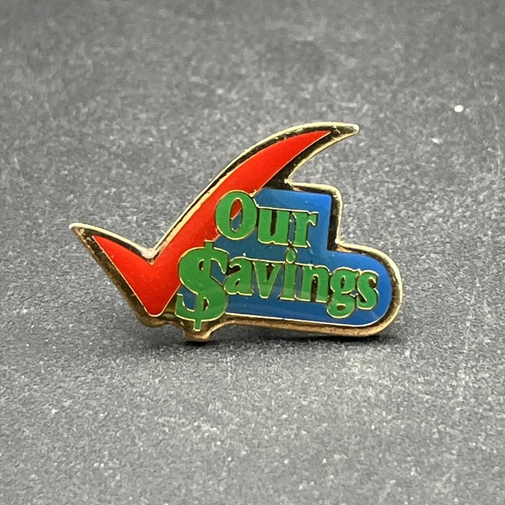 Walmart Check‎ Our Savings Lapel Hat Pin